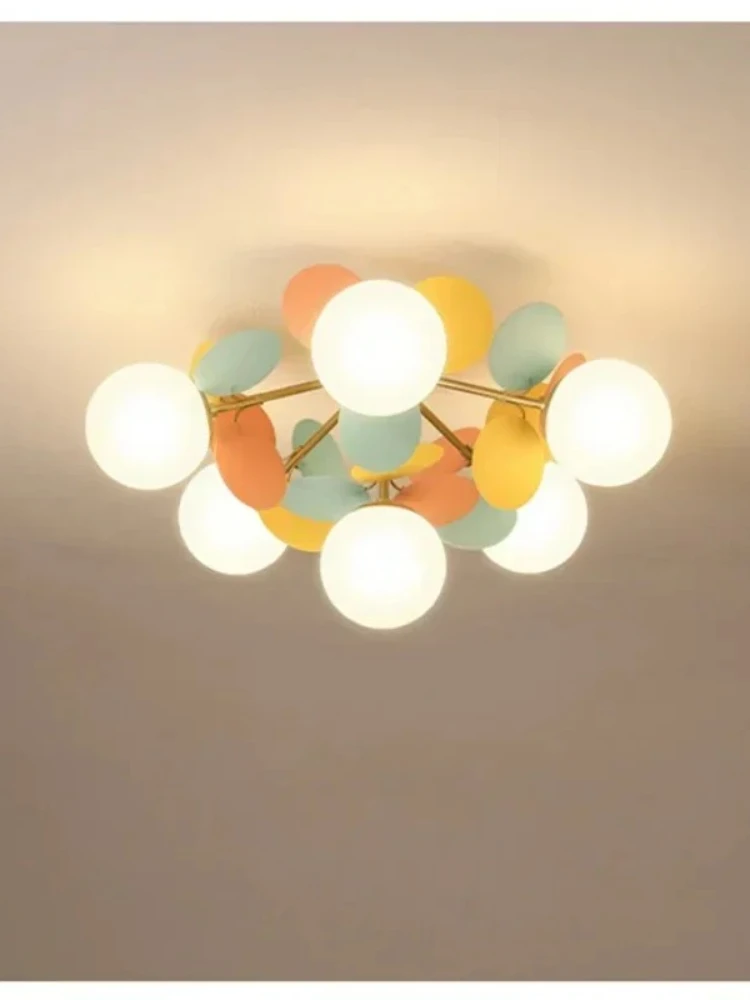 

Modern Led Chandeliers Scandinavian Style Chandelier For The Children's Room Nursery Bedroom Living Room With Petals Lighting