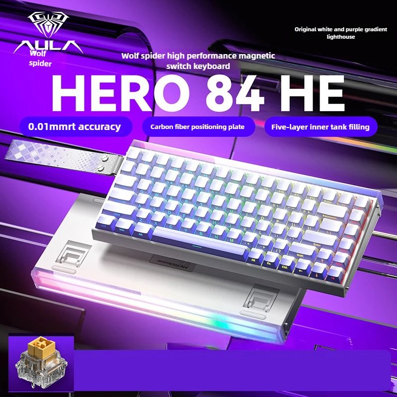 AULA HERO 84HE Magnetic Switch Gaming Keyboard