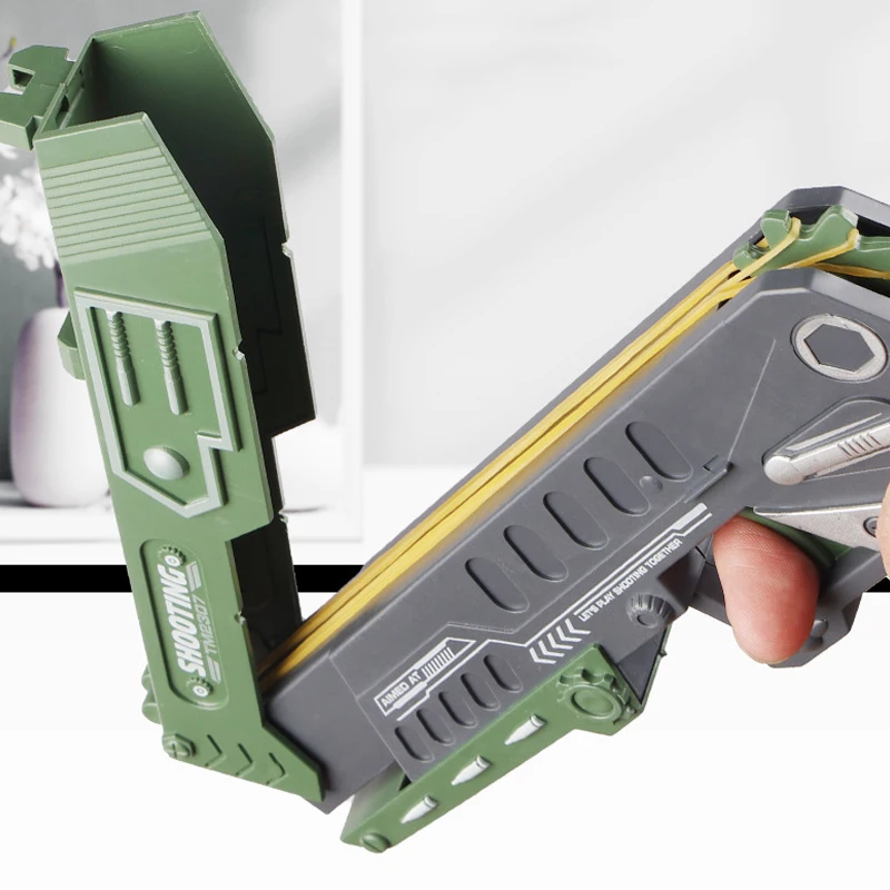 Small Size Plastic Rubber Band Gun Toys Creative Gifts For Boy