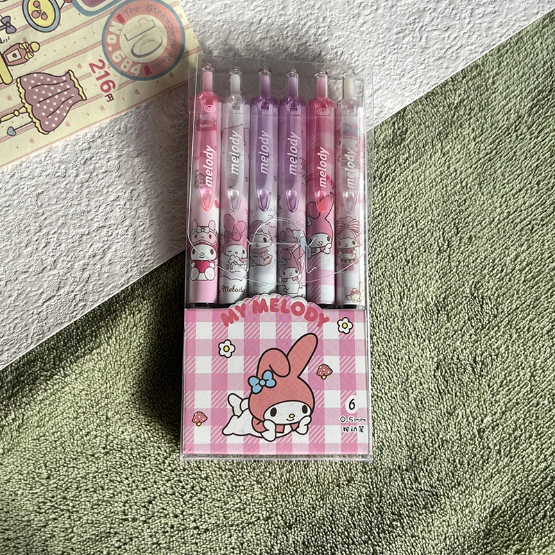 سانريو 36 قطعة سينامورول كورومي لطيف الكرتون الصحافة قلم محايد اللون 0.5 مللي متر أقلام سوداء محاصر مع قيمة جمالية عالية والتجفيف السريع #2