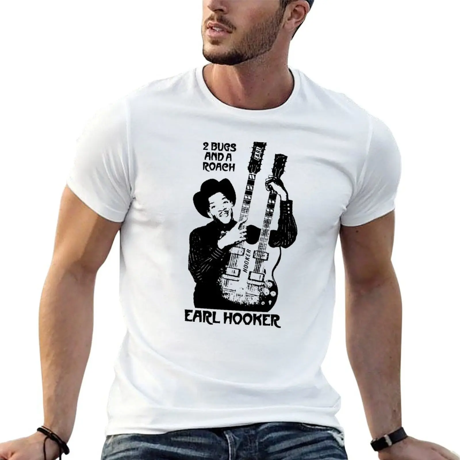 EARL HOOKER CHICAGO BLUES SUPER COOL T-Shirt croswit shirt man blacks fitted t shirts for men