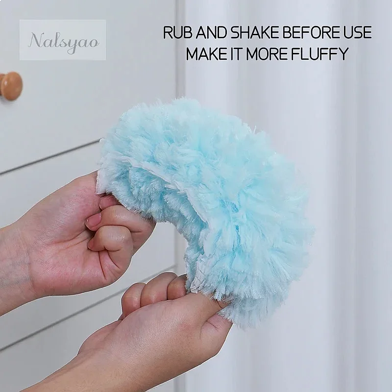 Double Sided 180° Electrostatic Dust Duster for Large Area Cleaning, Dust & Spider Web Remover, Disposable Collector