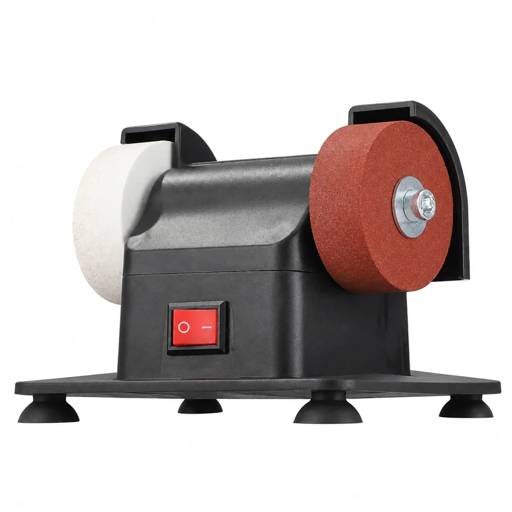 Small Grinding Wheel Machine Household Grinding Wheel Machine Knife Sharpener Suction Cup Tabletop Grinding Polishing Machine