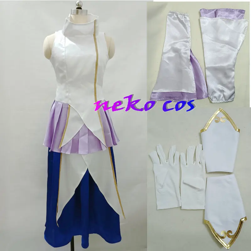 Anime Gundam Seed Lacus  Cosplay  Costume for Women Men Adult Uniform  Halloween