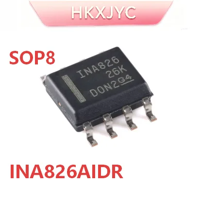 5/Piece New INA826 INA826AIDR SOP8 Original Precision instrument amplifier chip In Stock