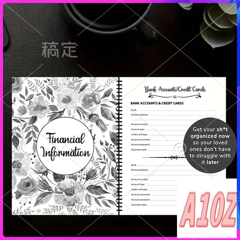 0Z-End Of Life Planner: Sorry, It's Your Problem Now, Because I'm Dead, End Of Life Meaningful Wire-O Notebook Planner