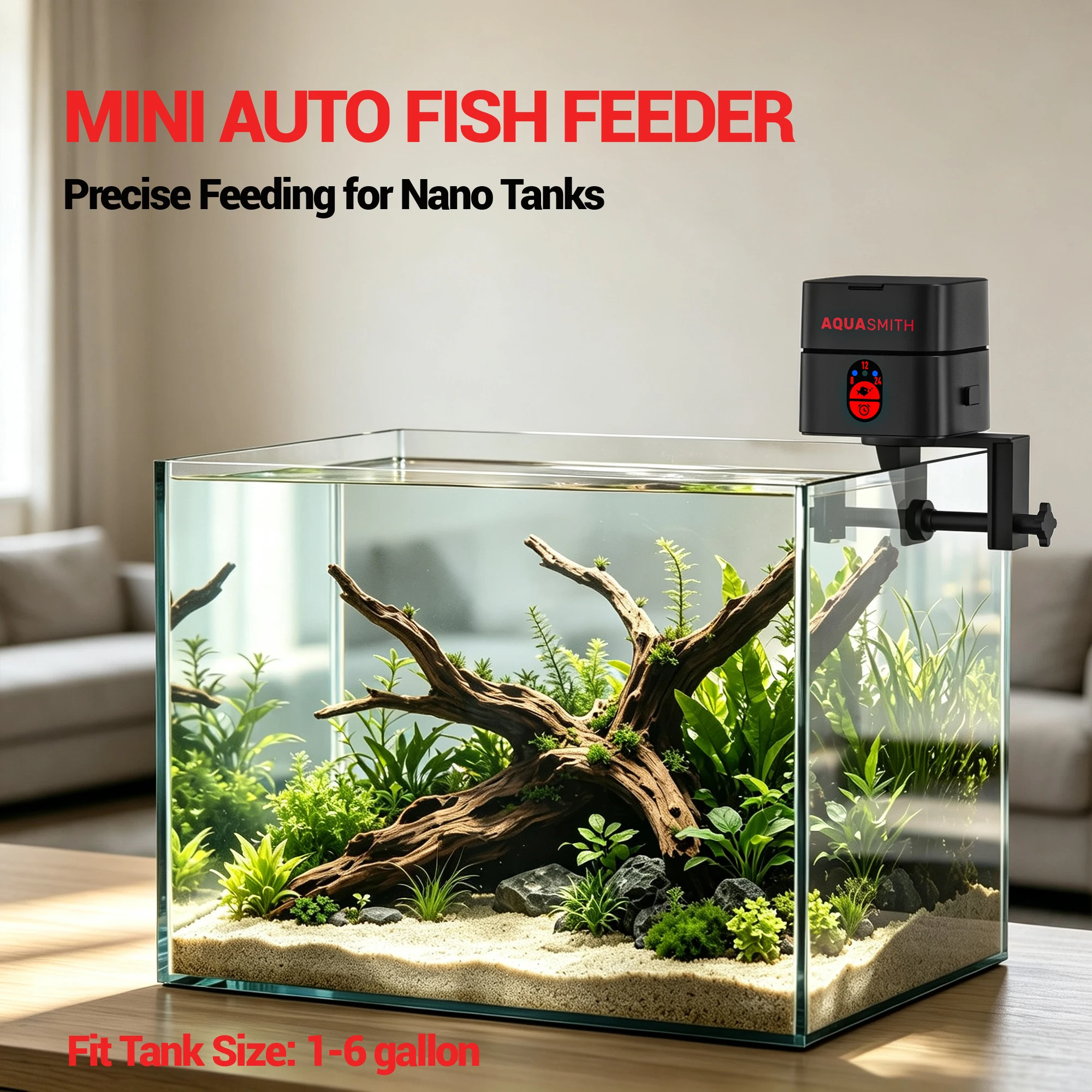 AQUASMITH Otomatik Balık Besle - Aquarium Fish Feeder Automatic incelemesi ve fiyatı