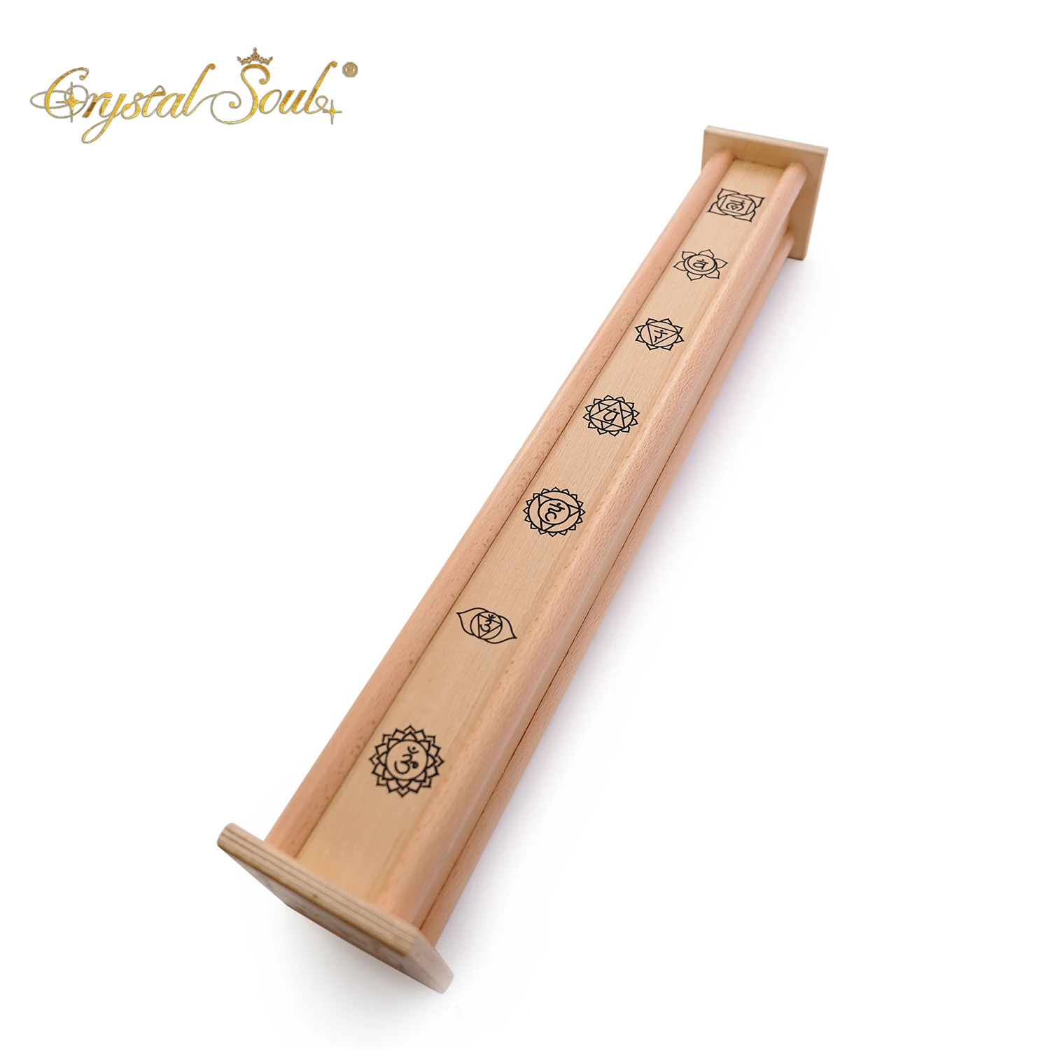 

CrystalSoul Chakras wooden Rain Stick Long Duration Rain Sound Stick with bag
