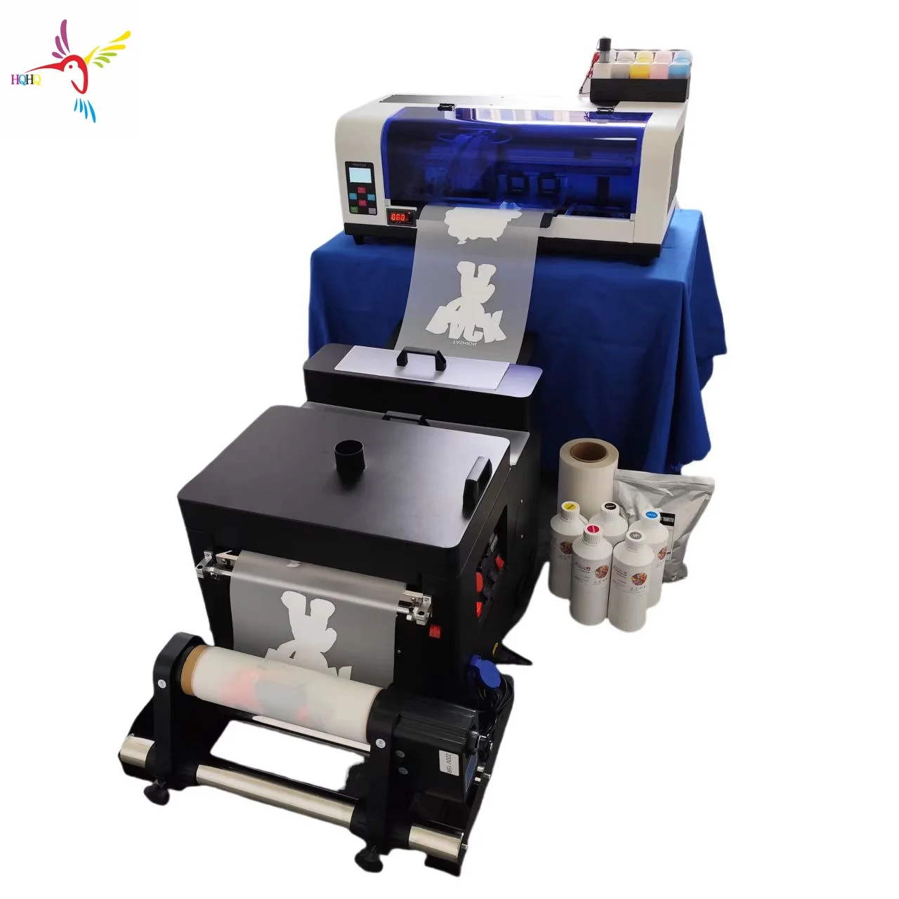 A3+xp600 Printhead DTF Printer with shaking Dryer 1set For T-shirts,Sportswear,Fashion garments