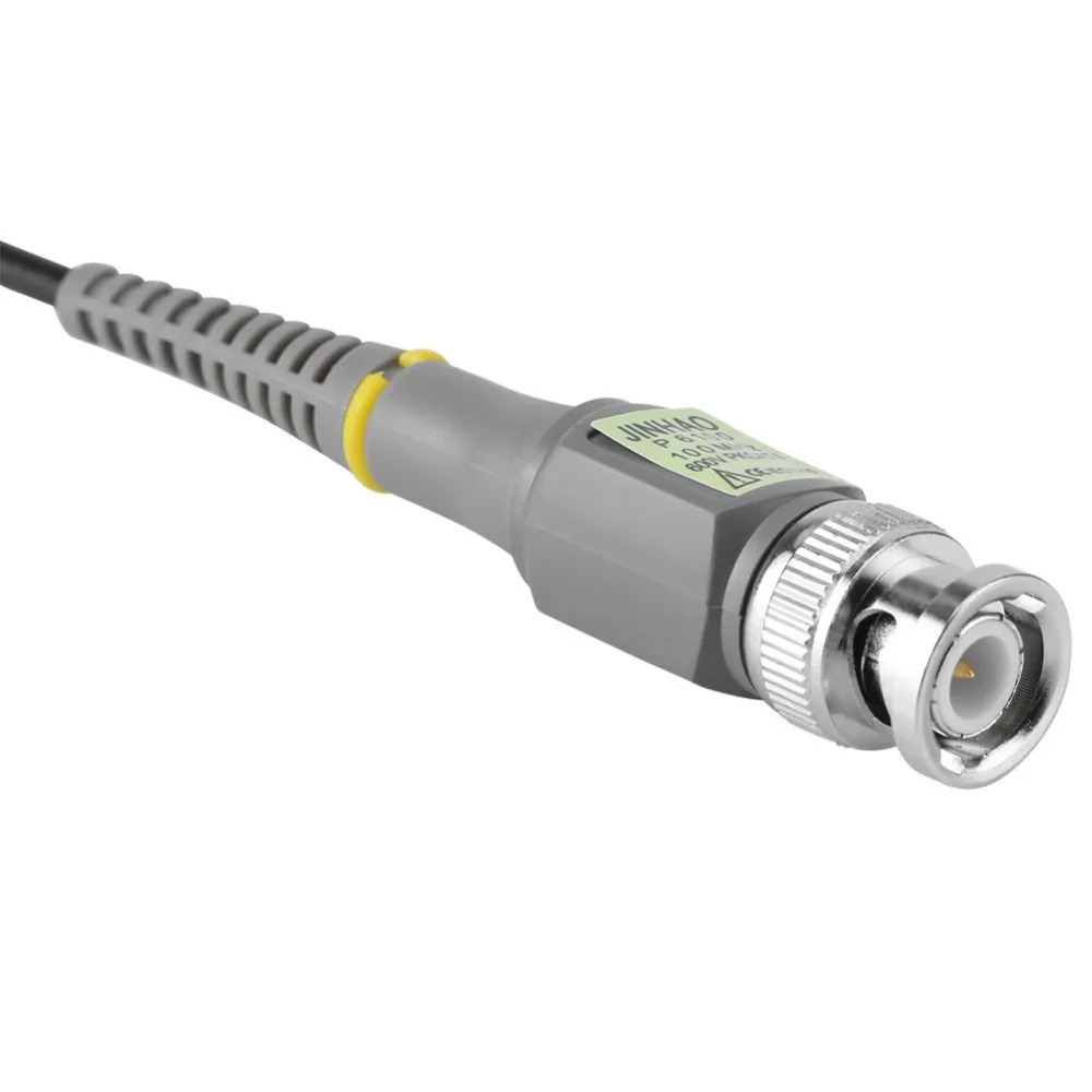 2PCS 100MHz Bandwidth Oscilloscope Probe x1 x10 Attenuation 10Mohm Input Resistance Oscilloscope Test Probe