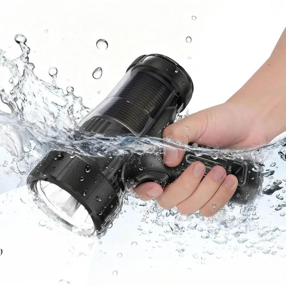 

ORTO Rechargeable Spotlight, 1800t Beam Di, 5000 Lumens and IPX8 Waterproo 40 t Depth, Warm Glow Camping Lantern, Perect or Dog