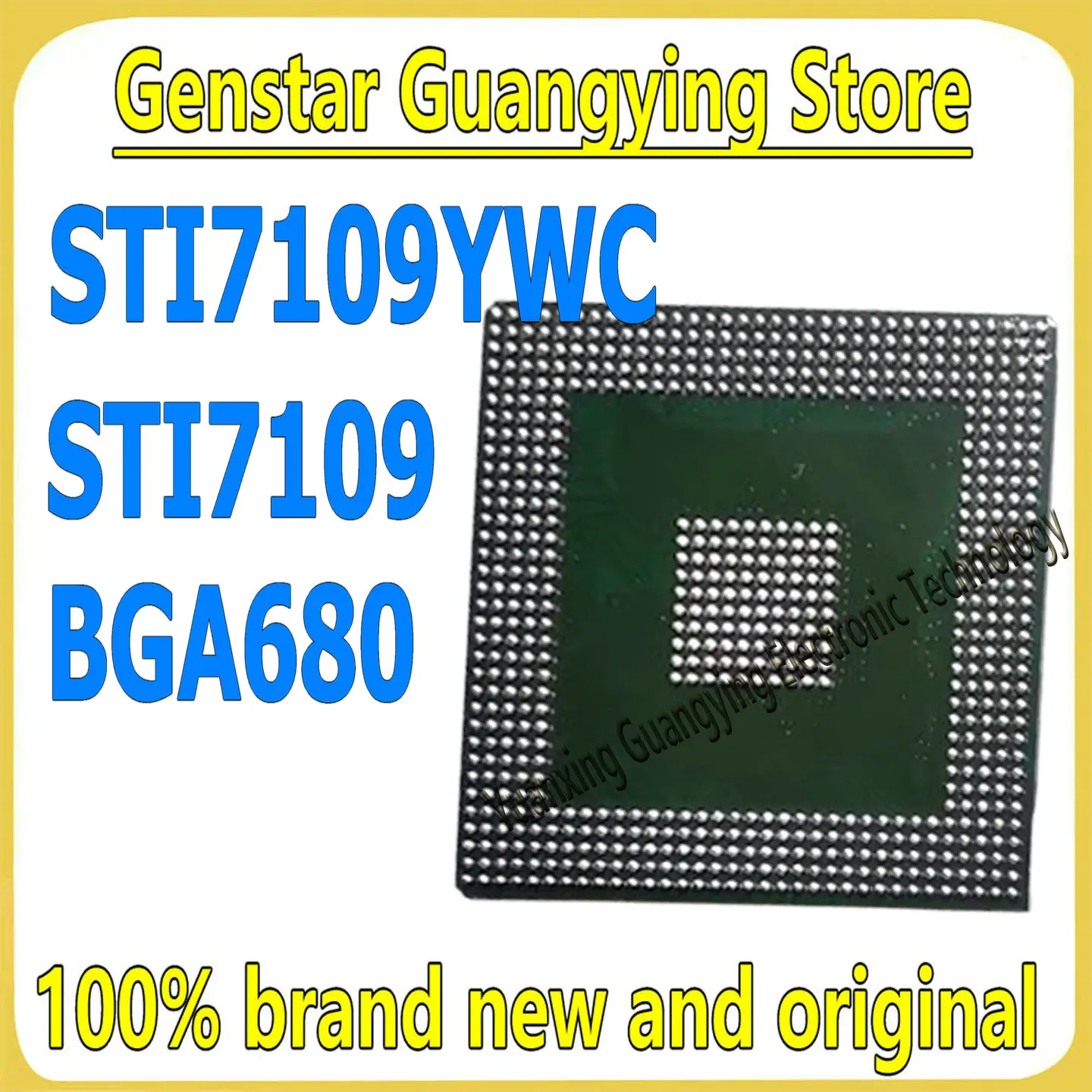 (1 piece) STI7109YWC, STI7109BWD, STI7I09YWC, STI7I09BWD, BGA680 High-Definition Set-Top Box Decoder SoC Chip, 100% Brand New