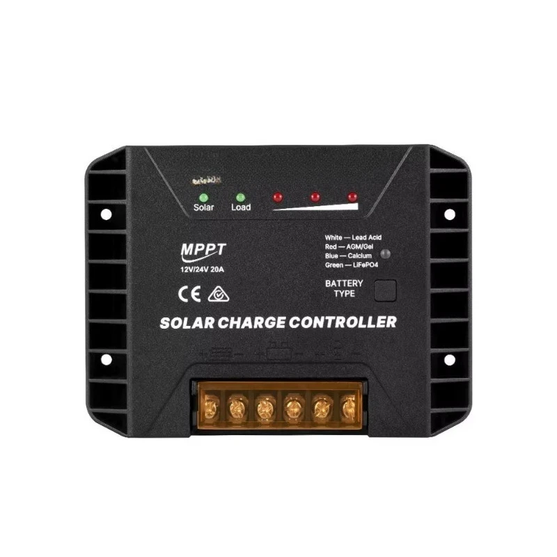 

Высокоэффективный контроллер заряда солнечных батарей MPPT 12В 20А с функцией активации литиевых аккумуляторов для автодомов, лодок, караванов, прицепов