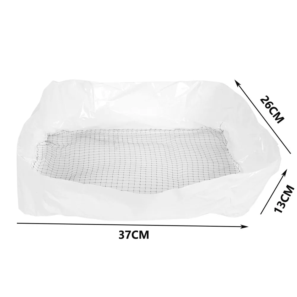 Pet Cat Feces Filter Net Cats Litter Sifting Tray Elastic Kitten Poop Strainer Cat Litter Box Liners Litters Scoop Bag