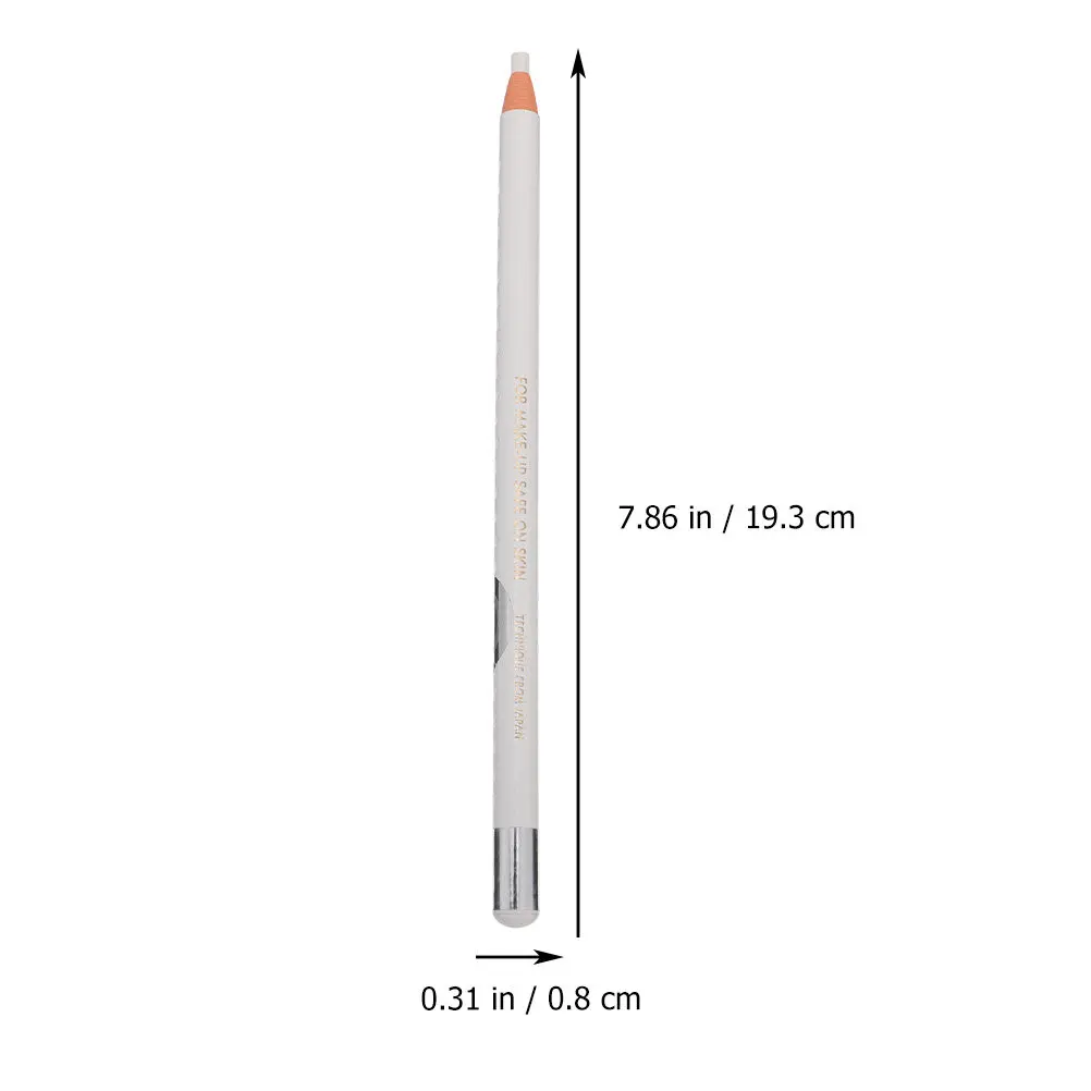 4 pezzi di eyeliner bianco multiuso, impermeabile, resistente al sudore, strumento per disegnare il contorno degli occhi, accessorio per occhi, penna per eyeliner