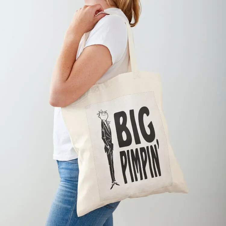 

BIG PIMPIN' Tote Bag canvas tote shopping bag logo Lady bags hand bags