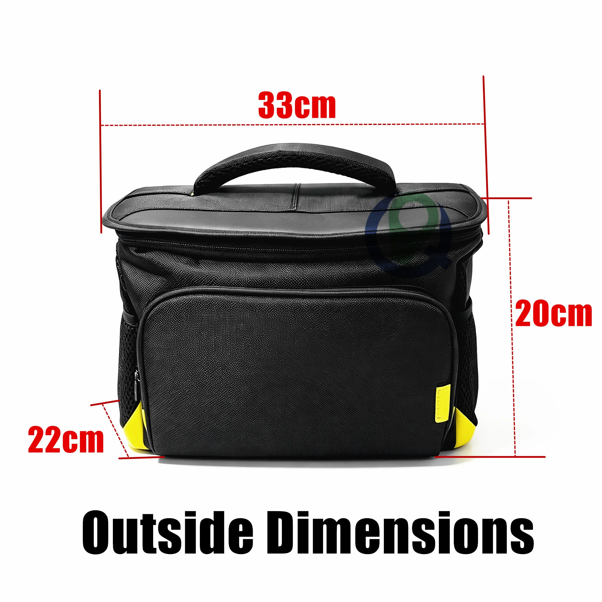 Black GPS Host Bag Compatible For GPS RTK Mobile Station Small Head Single Portable Shoulder Bag