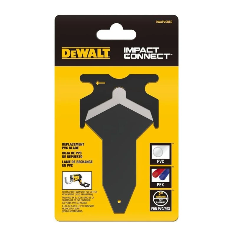 DEWALT DWAPVCBLD Connect PVC/PEX Tube Cutter Replacement Blade Ultra-Sharp Blade Tool Attachment