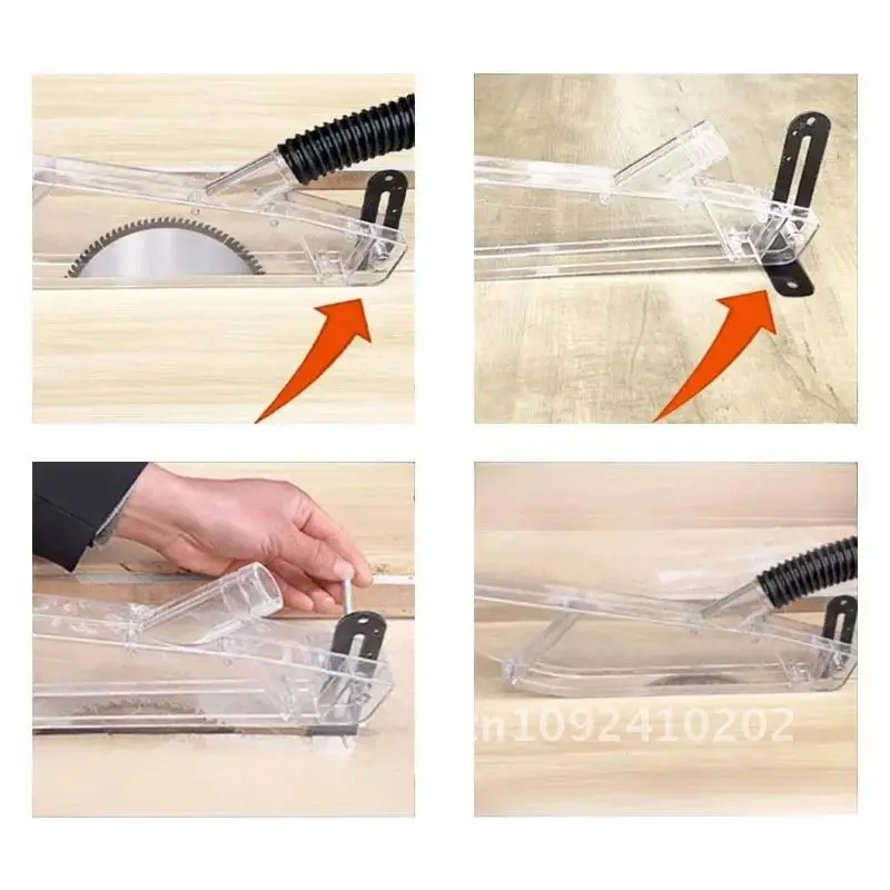 Table Saw Protective Cover Transparent Shell Dust Plastic Guard 4-10 Support Electric Circular Safety for Clear Saw Inch