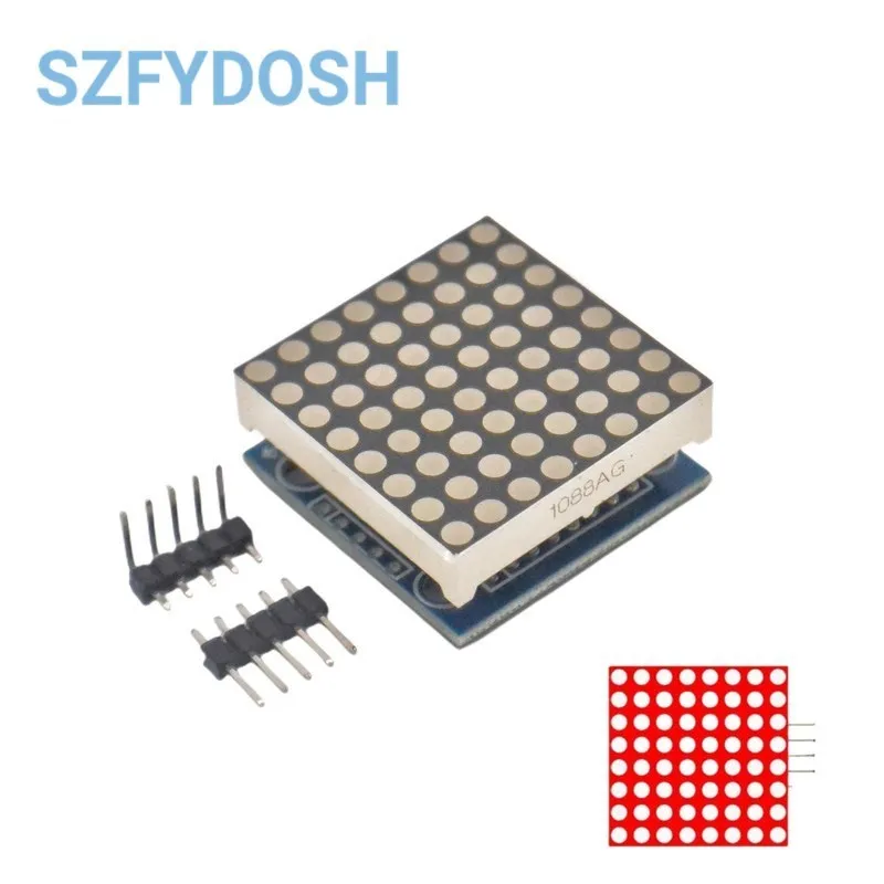 MAX7219 dot matrix module microcontroller module display module finished goods for stm raspberry pi UNO-R3