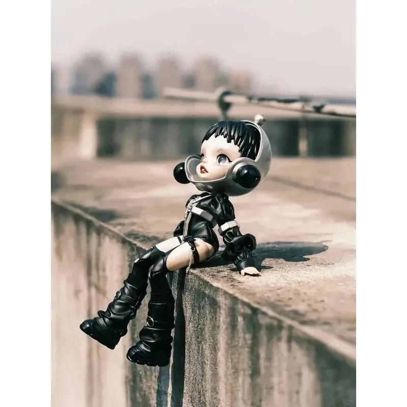 

POP MART SKULLPANDA Big Family X HAMCUS Коллекционная фигурка BJD, милый аниме-персонаж, игрушка-сюрприз (отправка)