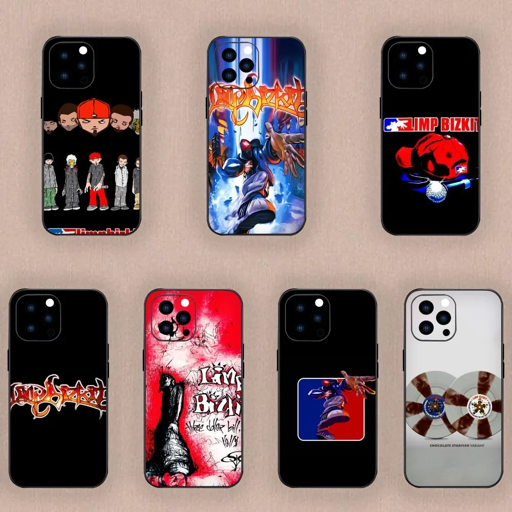 Rock L-Limp B-Bizkit Band Phone Case For Samsung S24 S23 S22 S21 S20 Plus Ultre Note S20 FE Black Case