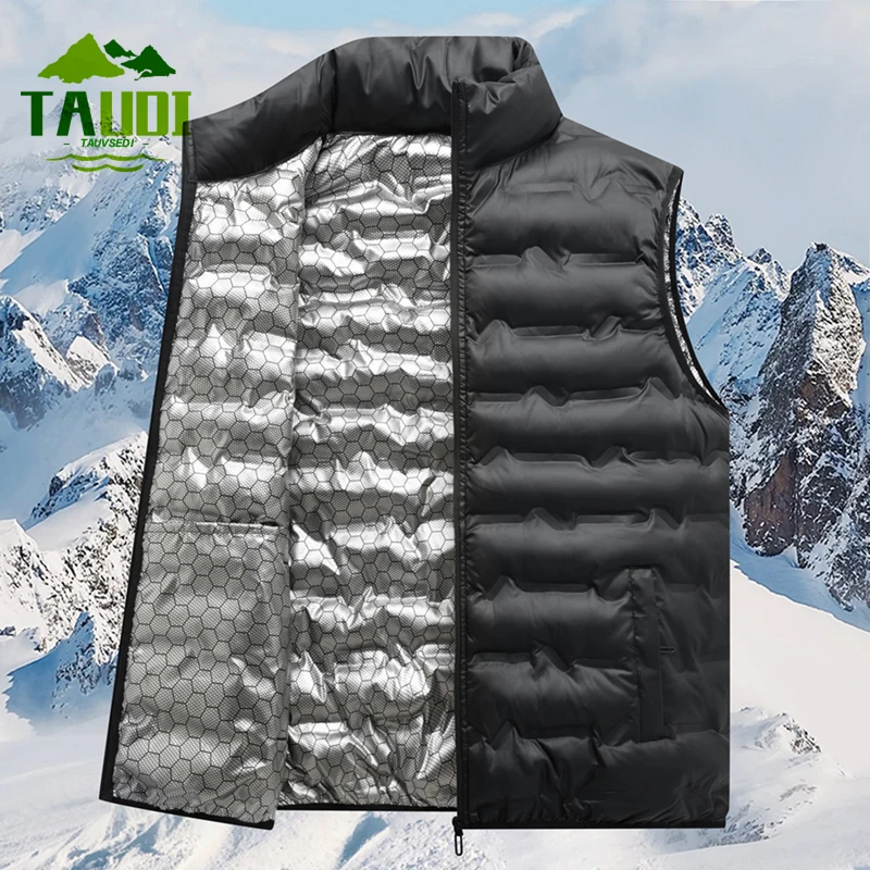 8XL Men Winter Brand Warm Vest Mens Casual Autumn Outwear Vests Waistcoat Men Outfits Fashion Sleeveless Jacket Vest Male 7XL6XL