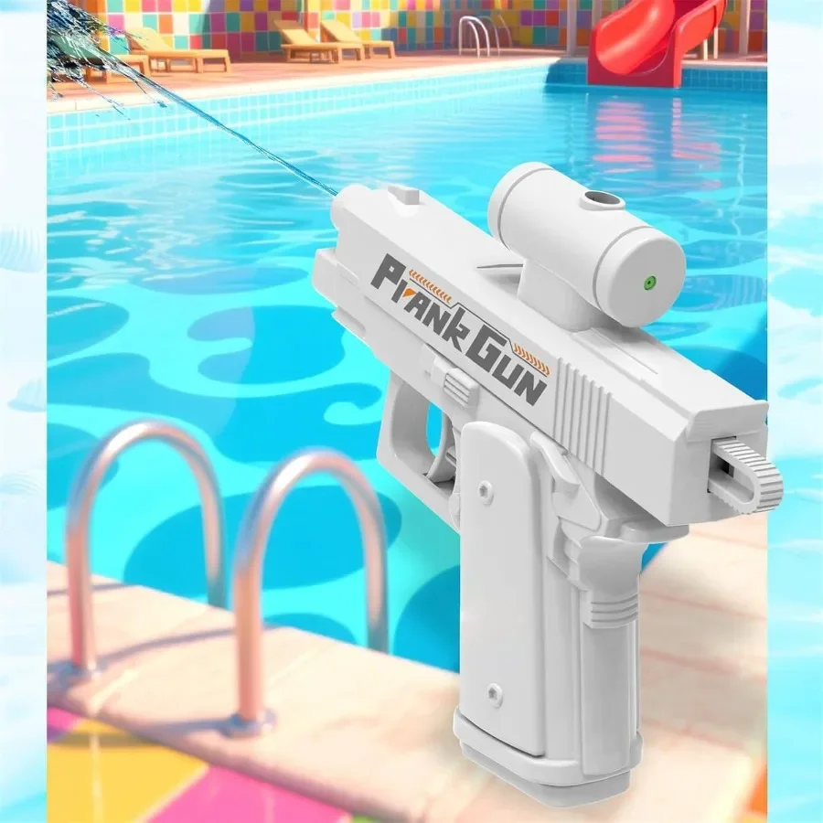 Prank Waterpistool Niet-elektrisch pistool Hogedruk Dubbelzijdig Volautomatisch schieten Water Strand Speelgoedpistool voor kinderen Kinderen Volwassen
