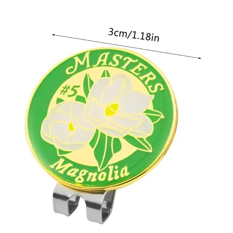 652F قبعة مغناطيسية مقطع مضحكة لعبة Golf Ball Marker Hat Clip Men Women Gifts Gifts Accessory