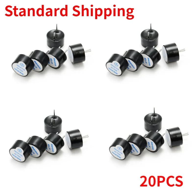 20PCS Super Loud 5V Active Alarm Buzzer Beeper Tracker 9X5.5mm 12X9.5mm for RC Airplane Helicopter FPV Drones