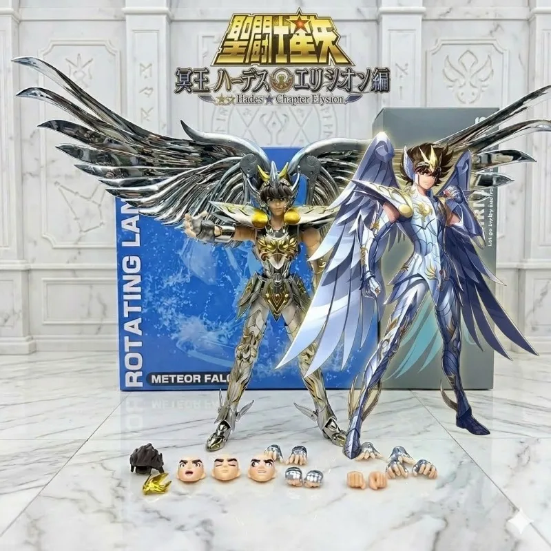 [Envio em 9 Horas] Saint Seiya Metal Cloth Myth Cloth EX Pegasus Seiya V4 Novo Wing God Cloth Anime Action Figure Modelo de Montagem Brinquedos Presentes