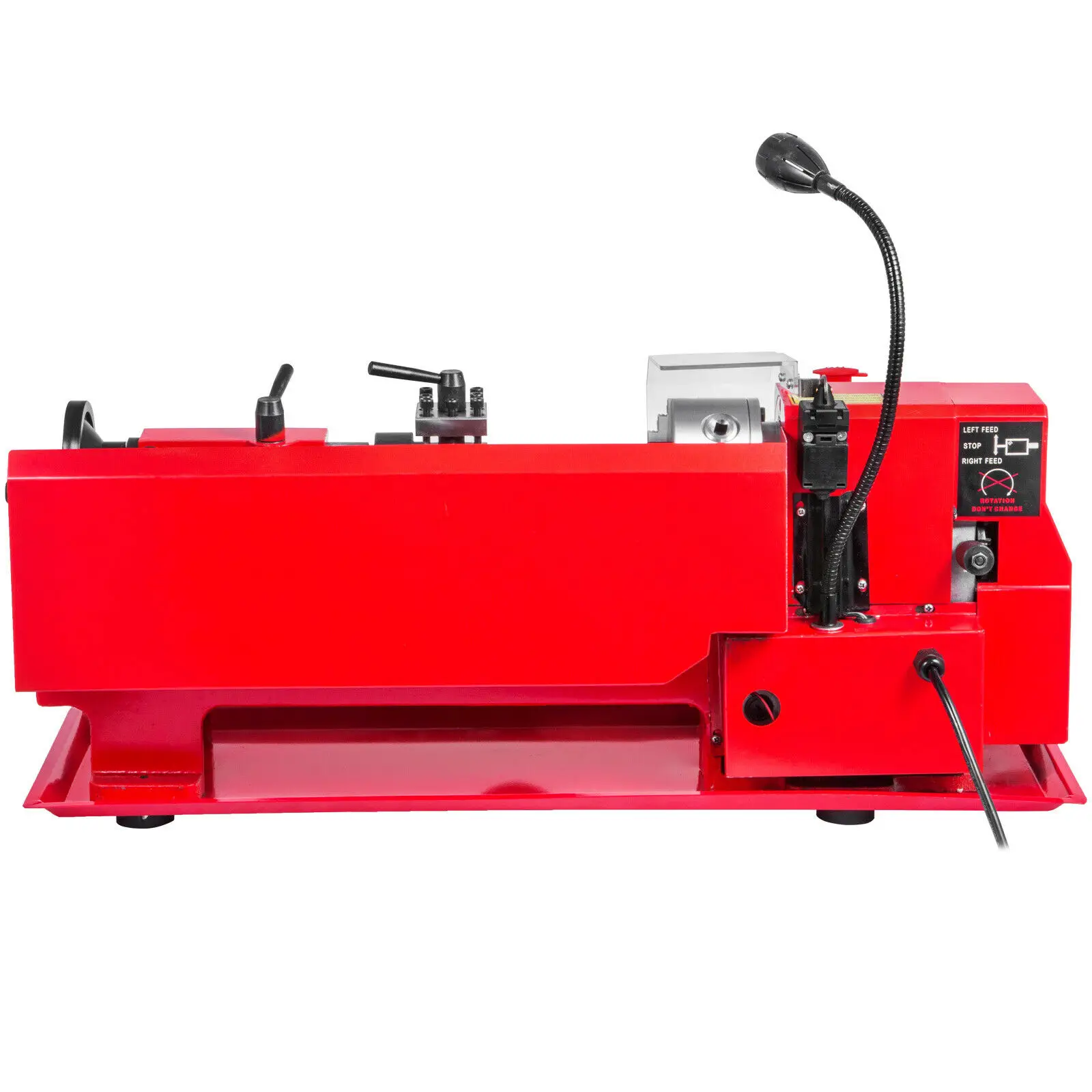 Factory numerical control woodworking manual lathe Mini desktop digital metal spinning machine with CE China lathe servo motor