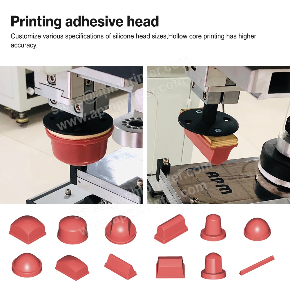 High Quality Cloth Glasses Toys Desktop Golf Ball Printing Machine Watch Dial Tampon Printer view 4
