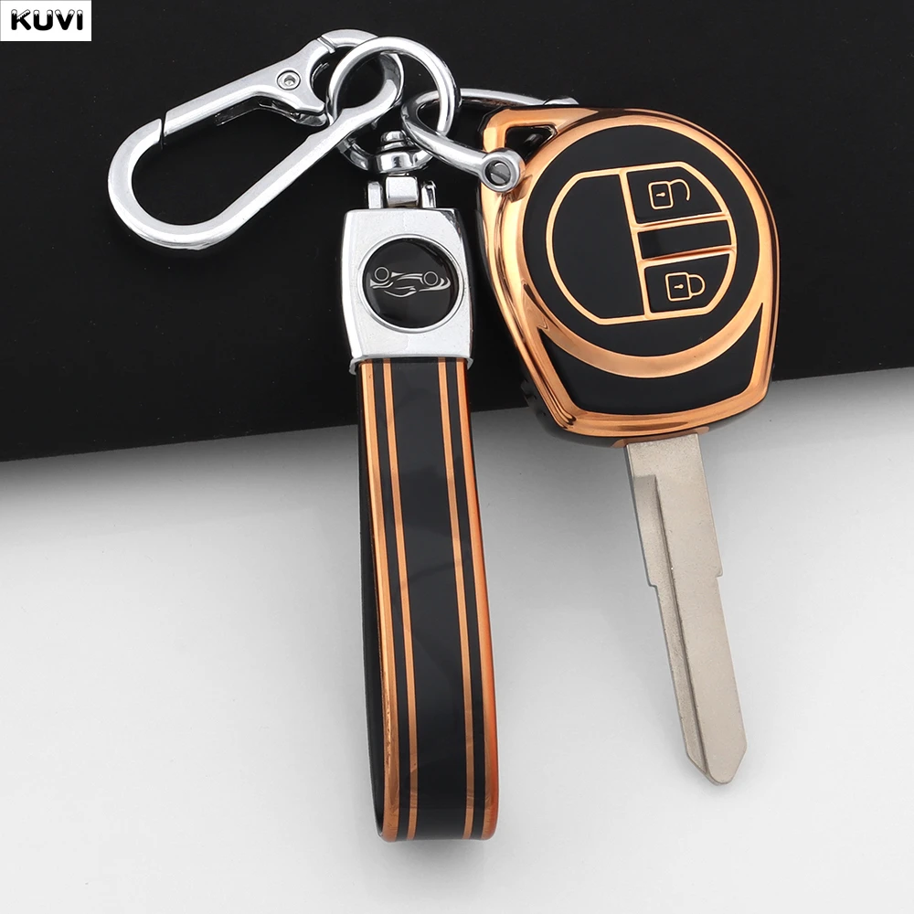 

TPU Car Remote Key Case Cover Shell For Suzuki Swift Grand Liana SX4 Window Vitara Amagatarai Alarm Fob Keychain Accessories