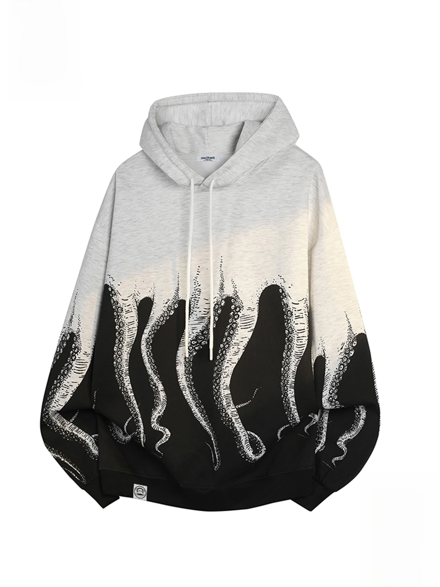 

PaulFrank Monkey Design Color Blo Long Sve Hoodie Men's Casual Loose Fit Spring New Sle Comfortable Polyester Fiber