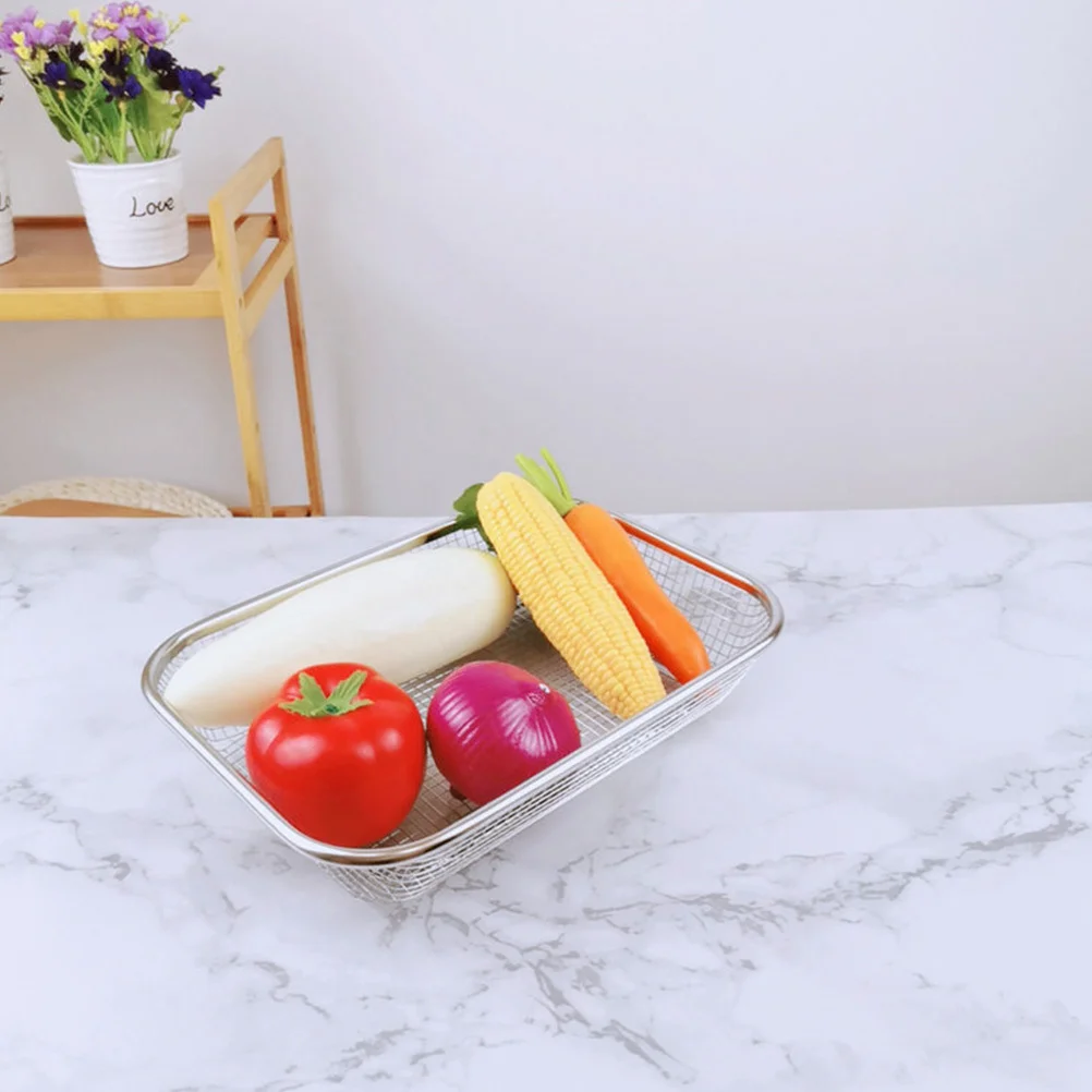 

3Pcs Stainless Steel Cutlery Storage Baskets Carefully Processed No Burrs Comfortable Feel Dinning Table Tableware Racks