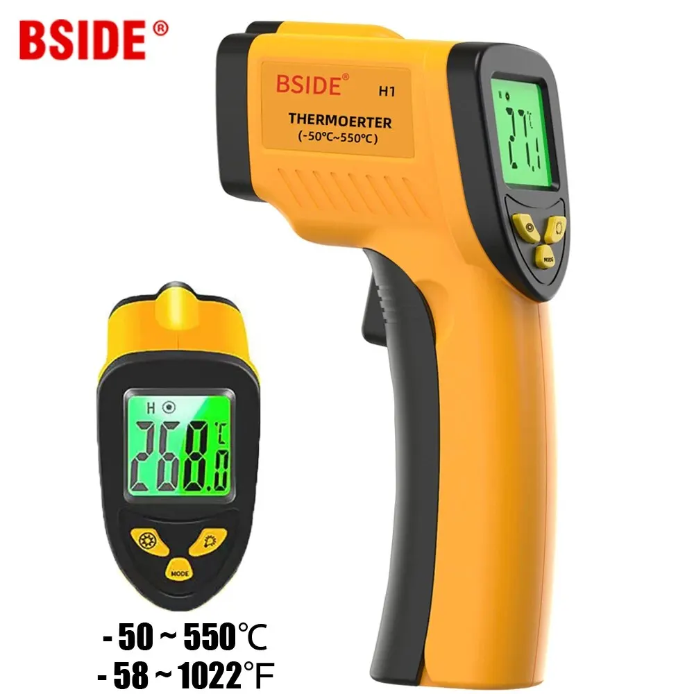 Digital Infrared Thermometer -50-550C Non-Contact Digital Laser Thermometer Gun For Meat Buffalo Milk BBQ Cooking Thermometer