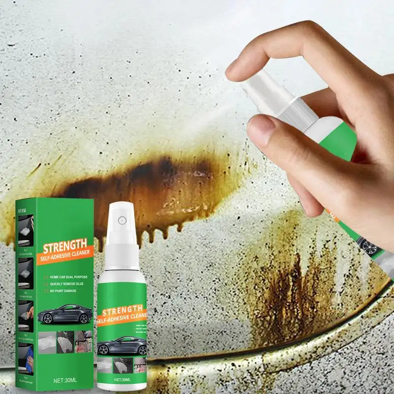 30ml Super Glue Remover Multi-Purpose Cleaner for Poster Adhesive Self Adhesive Cleaner Double Sided Glue Removal Liquid Spray