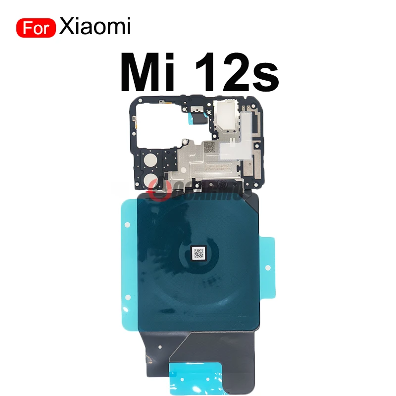 1Pcs For Xiaomi Mi 12 12s 12x Pro Motherboard Cover Wireless Charging Induction Coil NFC Sensor Antenna Flex Cable Replacement