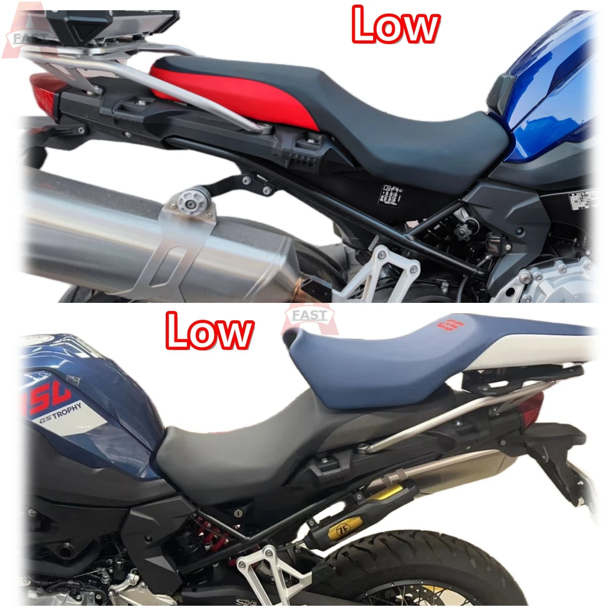 Motorcycle High Or Low Driver Seat Pillion Cushion Fit For BMW F750GS F850GS 2018-2023 Adventure F 750 GS F 850 GS Seat Pad 2019