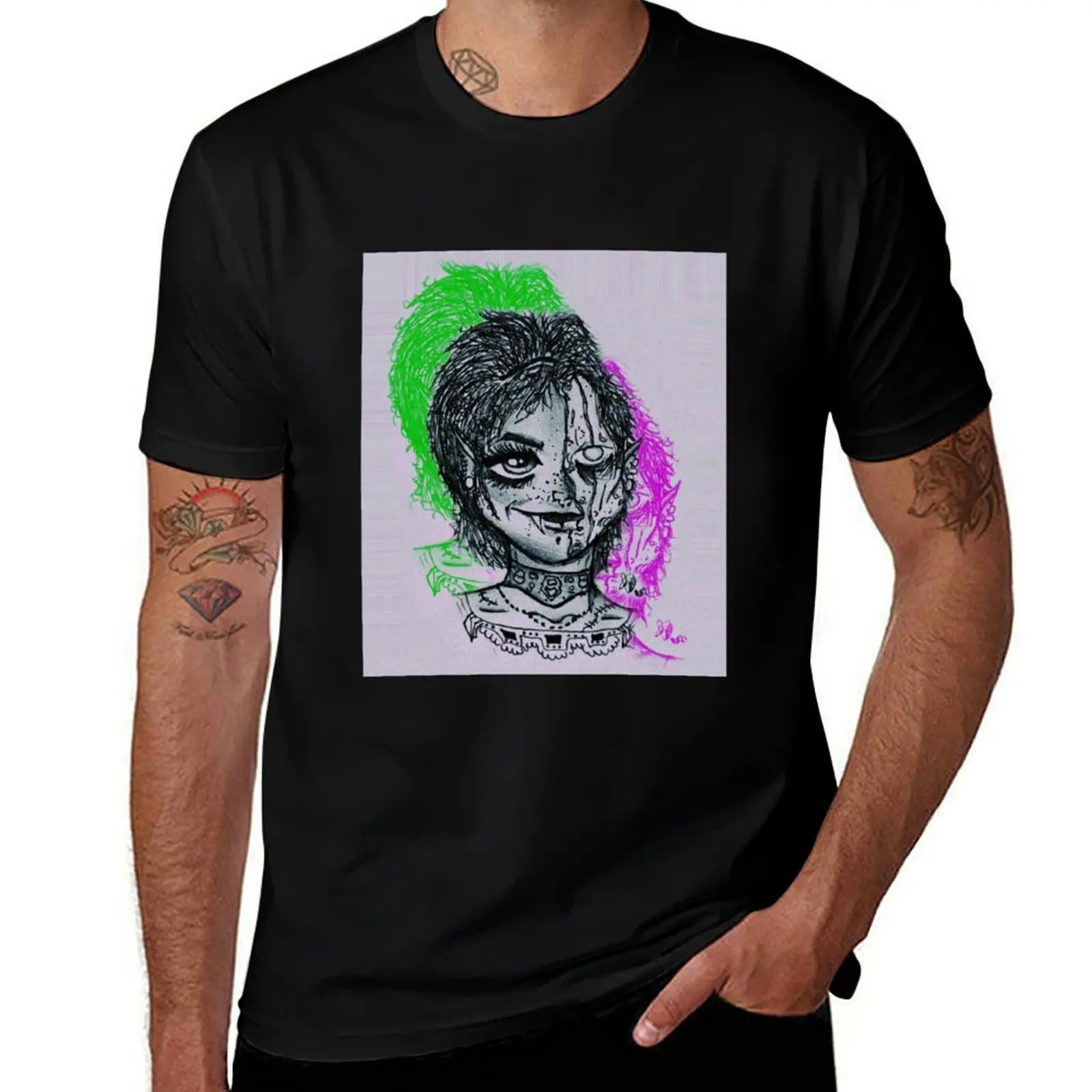 Transformation T-Shirt Big and Tall Crew Neck Tee