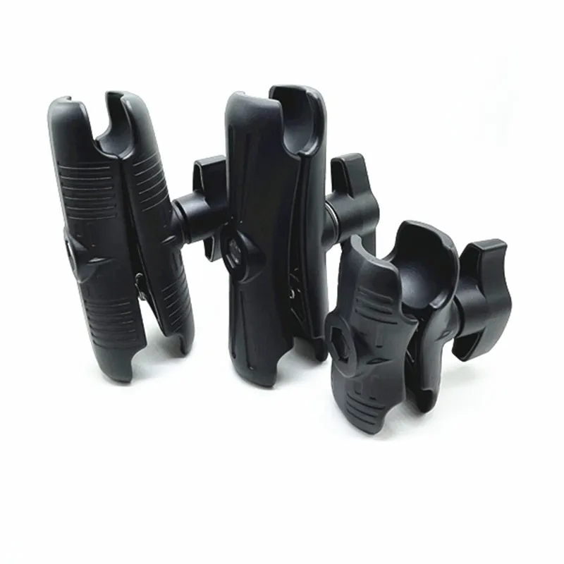 Heavy Duty Equipment Mounts Rugged and Stable D size  Aluminum Double Socket Arm for Boat Fish Finder Bracket