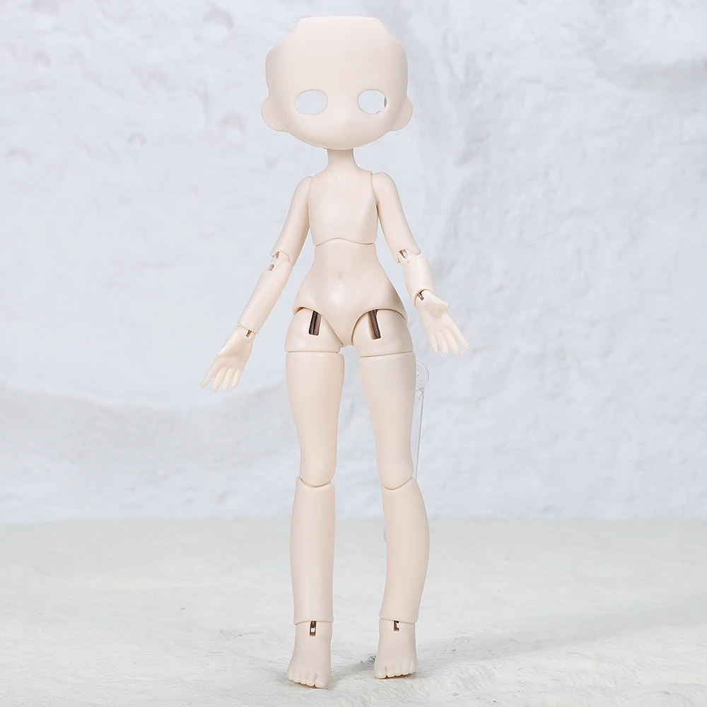 14cm Bjd S Hook Neck Card Body Doll Threading Rope 1/12 Bjd Doll Suti For Ob11, P10, Ymy, 1/12 Bjd Doll Head