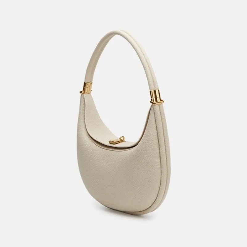 2024 New Songyue Series Medium Crescent Bag Women's Bag Niche Design Crescent Bag Armpit Bag Single Shoulder Crossbody Bag