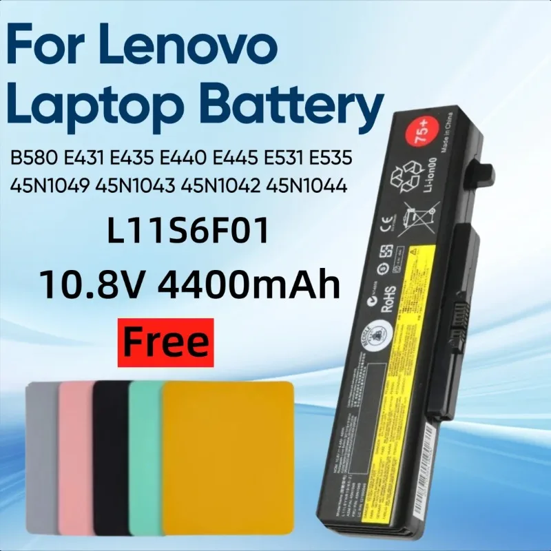 

4400 мАч 10,8 В L11S6F01 для Lenovo ThinkPad B580 E431 E435 E440 E445 E531 E535 45N1049 45N1043 45N1042 45N1044 Аккумулятор для ноутбука