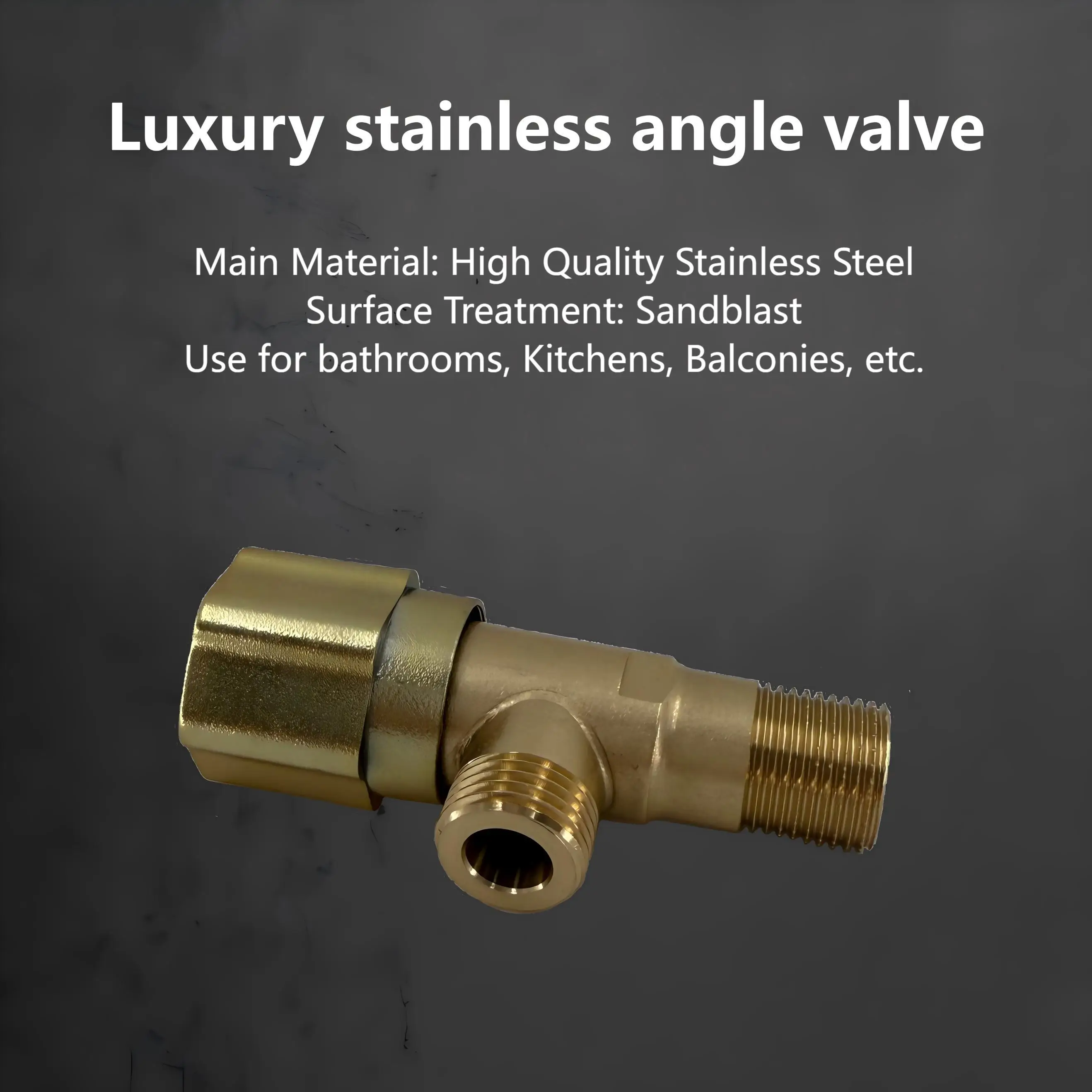 

Роскошный впускной клапан из нержавеющей стали для аксессуаров для кухни и ванной комнаты