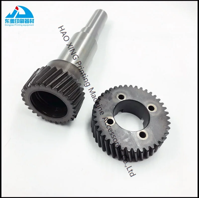 Запчасти для печатного оборудования, шестерня для Mitsubishi D3000 V3000, аксессуары для офсетной печати, 28 зубьев, шестерня/41 зубьев, червяк и шестерня