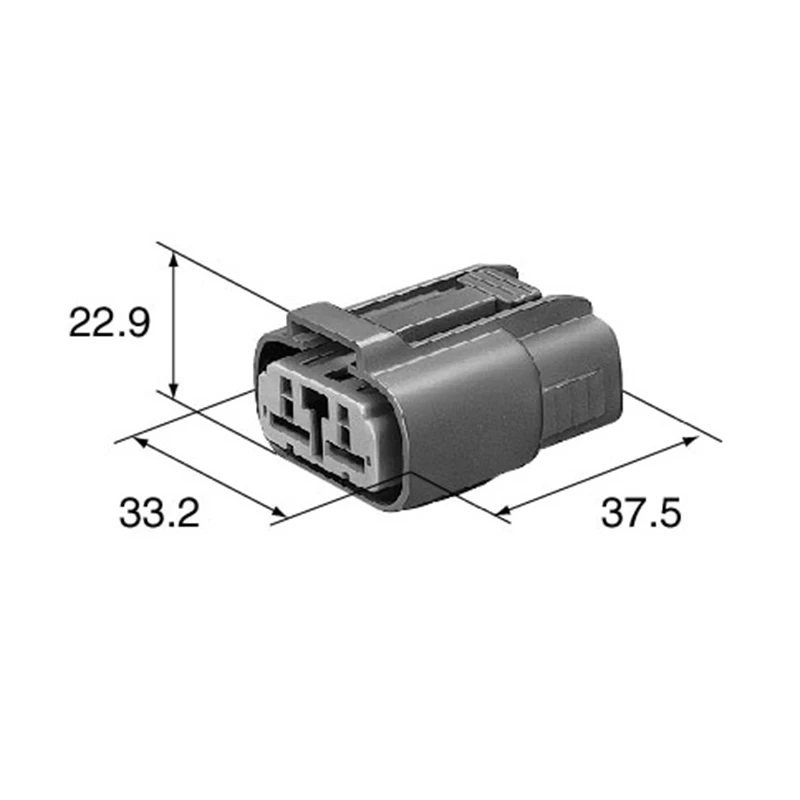 5PCS Original SUMITOMO connector 6195-0060 dark gray old series line-to-line connector Busbar 2p