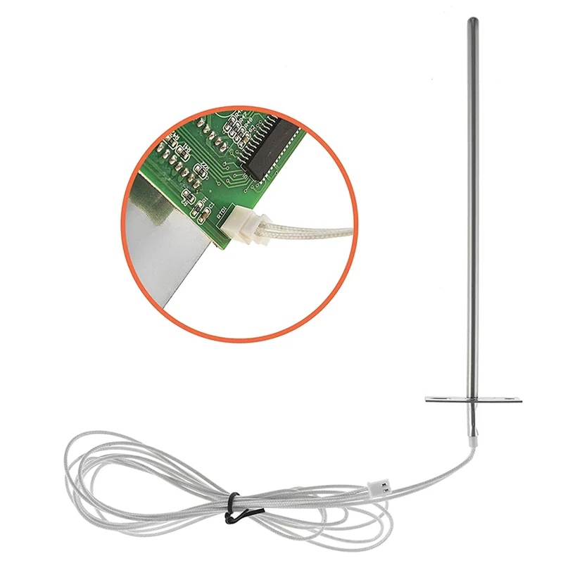 AT14 Digital Thermostat Controller Kit For Campchef Wood Pellet Grills With RTD Temperature Probe Sensor And Ignitor