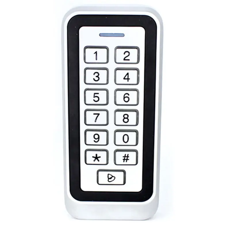 

ABZZ-Backlight RFID Metal Door Access Control Reader 1000 User Keypad IP67 Waterproof Code Door Lock